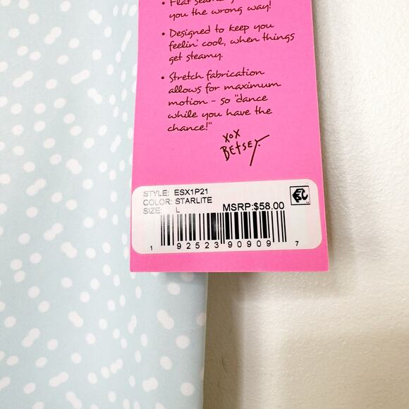 NWT Betsey Johnson Performance High Rise 7/8 Leggings L - Picture 3 of 7